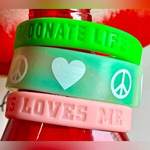 🌺Motivational | Inspirational
Silicone Band Bracelets | Bangles🌸🌺